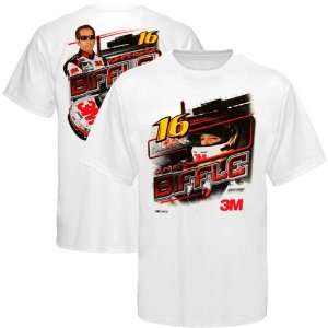  NASCAR Chase Authentics Greg Biffle Draft T Shirt   White 