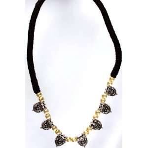  Ethnic Necklace from Rajasthan   Sterling Silver 