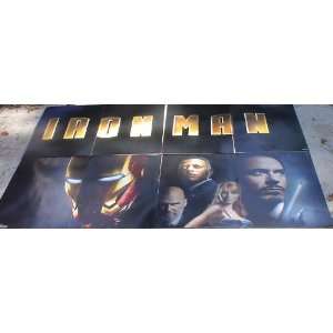 Iron Man Theatrical Display  Set of 8 24x41 Movie Poster Sized Card 