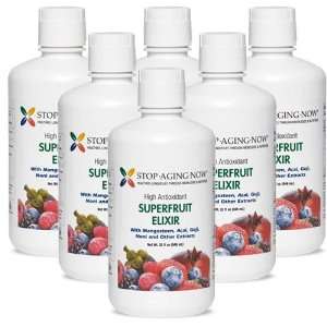  SUPERFRUIT ELIXIR (6 Pack) Concentrated Liquid with Acai 