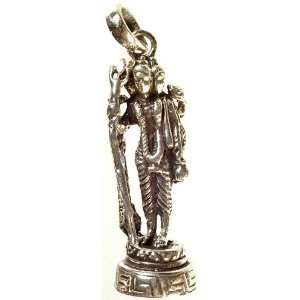  Shri Dattatreya Pendant   Sterling Silver 