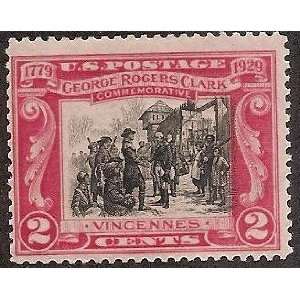 Stamps US Vincennes Commemorative Sc684 MH Fine 