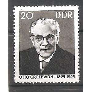   GermanyDDR Sc A262 Otto Grotewhol Prime Minister 