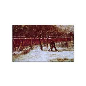  The Parsonage Garden at Nuenen in the Snow By Vincent Van 