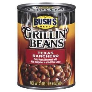 Bushs Best Texas Ranchero Grillin Beans 21 oz (Pack of 12)  