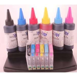  Silo Ink Refillable Ink Cartridges Compatible With Epson 
