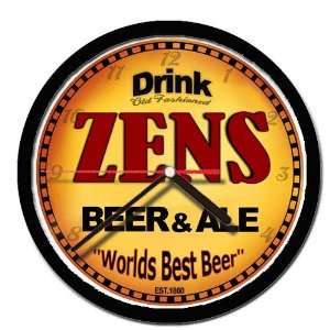  ZENS beer and ale cerveza wall clock 