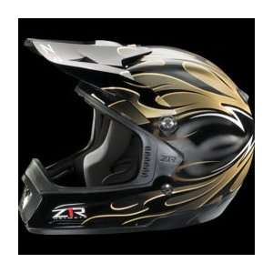  Intake Flame Helmet , Size Md, Color Gold XF0110 0934 Automotive