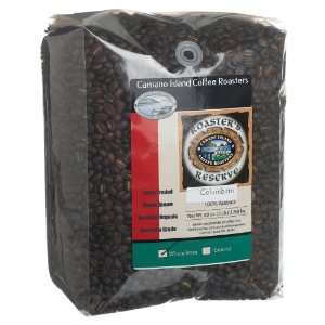 Organic Camano Island Coffee Roasters Colombia, Medium Roast Whole 