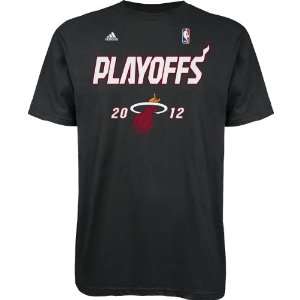  adidas Miami Heat 2012 NBA Playoffs Gametime T Shirt 