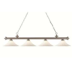  Z Lite 100704PT F16 Riviera 4 Light Billiard Lights in 