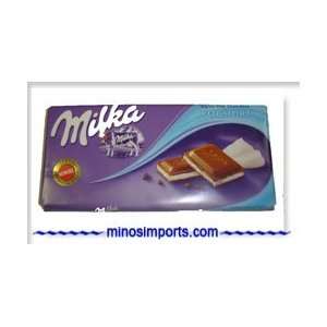 Chocolate, Milka Alpine w/ Yoghurt 100g  Grocery & Gourmet 