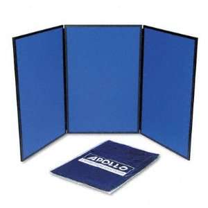  ShowIt Three Panel Display System Fabric Blue Electronics
