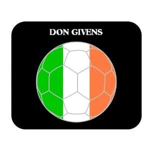  Don Givens (Ireland) Soccer Mouse Pad 