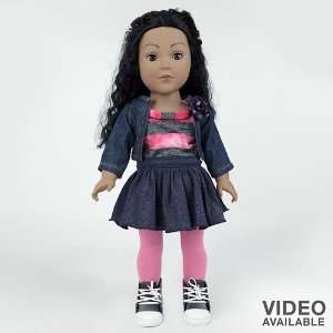  Dollie & Me 18 Inch Curly Haired Dark Skinned Doll by 