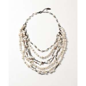  Coldwater Creek Pearly multistrand Pearl necklace Jewelry