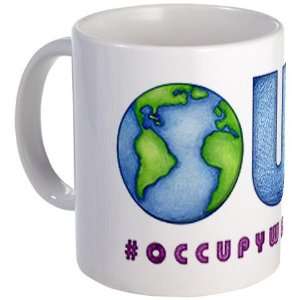 Hashtag Occupy Wall Street Global OWS WE ARE THE 99% Ceramic Coffee 