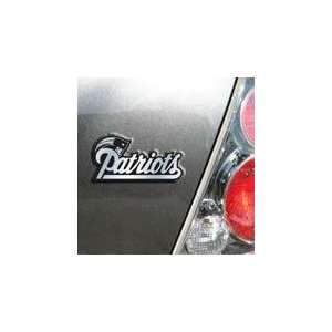  New England Pats Patriots Chrome Car/Auto Team Logo Emblem 