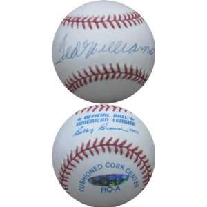  Ted Williams Autographed Baseball   OAL Ball   UDA 