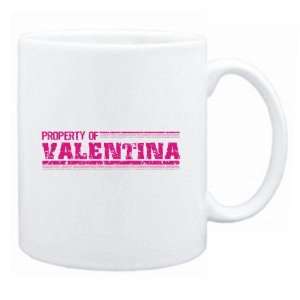  New  Property Of Valentina Retro  Mug Name