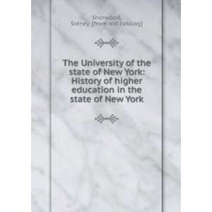  The University of the state of New York History of higher 