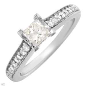  Ring With 0.80ctw Genuine Super Clean Diamonds Beautifully 