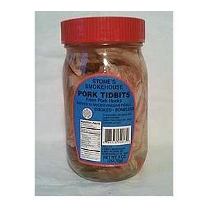 Pork Tidbits from Pork Hocks 2 Jars Grocery & Gourmet Food