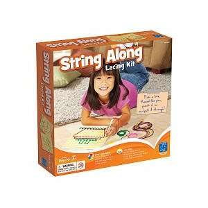  String Along Lacing Kit and Pattern Cards Toys & Games