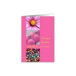  brother in law happy Easter   Pink Easter Collage Card 