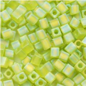   Transparent Frosted Lime AB #143FR 10 Grams Arts, Crafts & Sewing