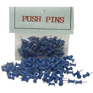    Blue Push Pins / Thumbtacks   100 pushpins per box