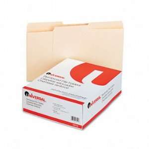  New Universal 16112   File Folders, 1/2 Cut, Two Ply Top 