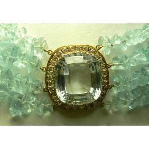  780cts Movie Star Ready Multistrand Aquamarine & Diamond 