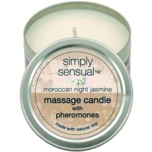  Simply Sensual Soy Massage Candle   4 Oz Moroccan Night 
