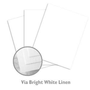  Via Linen Digital Bright White Paper   1000/Carton Office 
