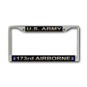  US Army 173rd Airborne Division License Plate Frame 
