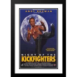 Night of the Kickfighters 20x26 Framed and Double Matted Movie Poster 