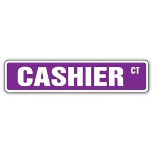  CASHIER Street Sign checkout store job signs new gift 