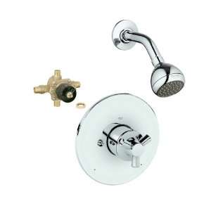  GROHE Arden Starlight Chrome 1 Handle Shower Faucet with 
