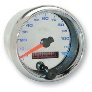   Meter 2 5/8in. Electronic Speedometer   Chrome Face 19342 Automotive