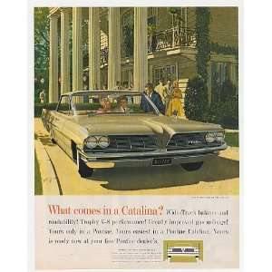  1961 Pontiac Catalina Vista 4 Door Print Ad