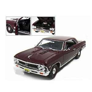   Chevelle SS Hard Top (1966, 118, Maderin Maroon) Toys & Games