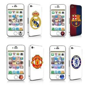  Iphone 4 Soccer Real Madrid, Barcelona, Manchaster Utd 