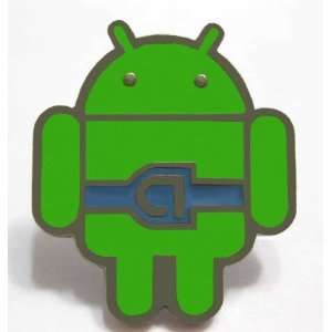 Mobile World Congress 2011 Google Android Pin Badge Android Wth a Blue 