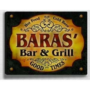  Barass Bar & Grill 14 x 11 Collectible Stretched 