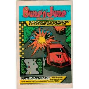  1983 Kool Aid Man / Bump n Jump Video Game Ad 