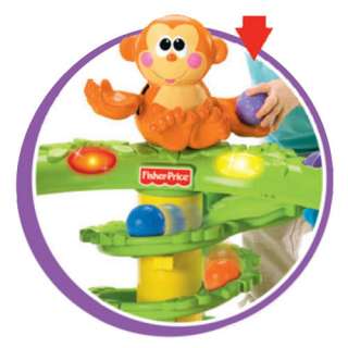 The monkeys cupped hands will hold a ball.