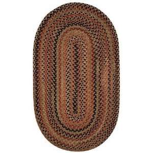 Capel Manchester Brown Hues Oval 5.00 x 8.00 Area Rug 