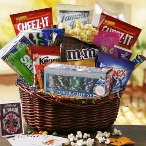 Full House Poker Gift Basket Grocery & Gourmet Food