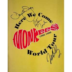  MONKEES Autographed Signed Tour Program PSA/DNA COA 